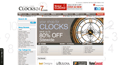 Desktop Screenshot of clocks247.com